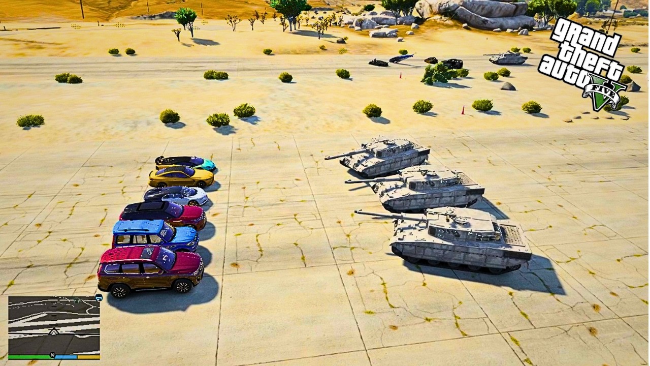 GTA 5 : super car damage challenge tank | gameplay in HINDI