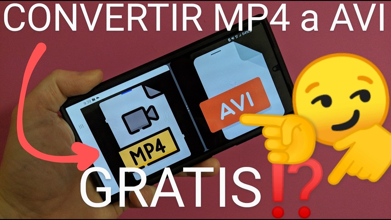 📹👈🎥 Como CAMBIAR el FORMATO de un V&Iacute;DEO MP4 - MPG - AVI - MKV F&Aacute;CIL y GRATIS en ANDROID