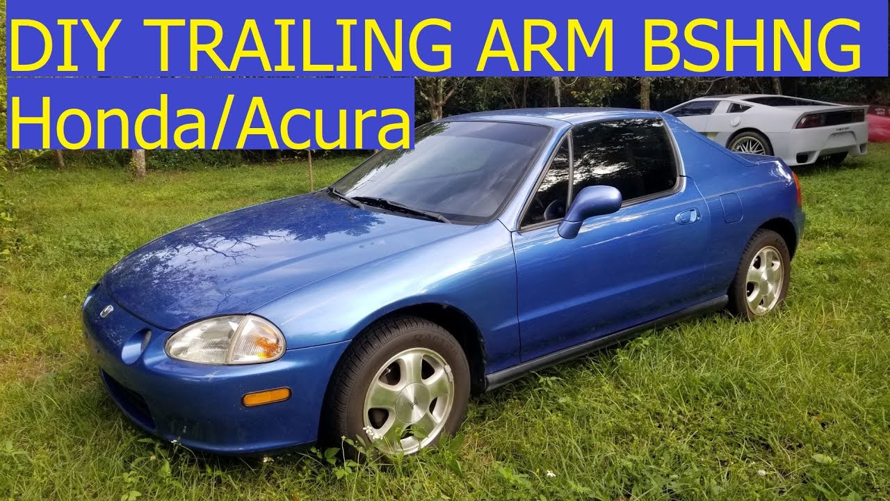 Trailing Arm Bushing replacement Honda Civic, Del Sol, Integra, CR-V, NO SPECIAL TOOL needed