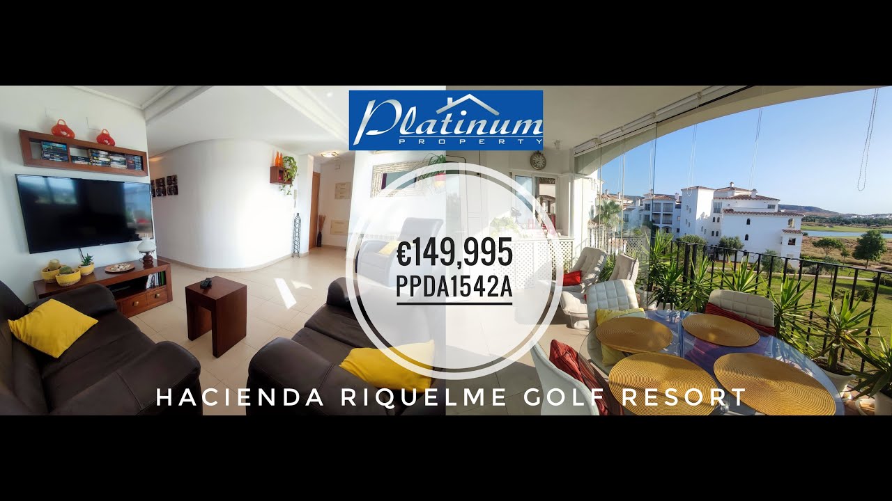 SOLD €149,995 - 2nd Floor Apartment - Hacienda Riquelme Golf Resort
