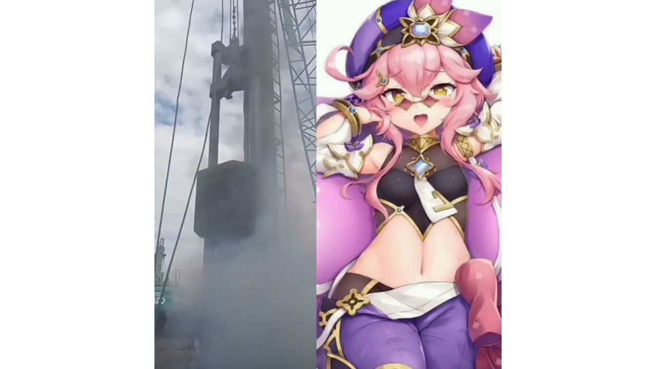 genshin impact pile driver pounding meme💥