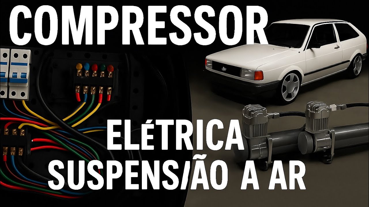 APRENDA COMO INSTALAR O COMPRESSOR DA SUSPENSÃO A AR EM CASA | DOIS COMPRESSORES JUTOS