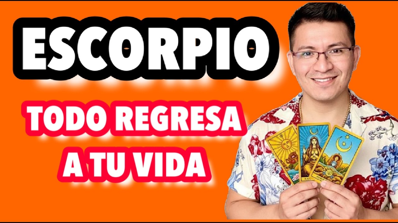 ESCORPIO ♏️ NO TODO ESTA PERDIDO 😳 SUCEDE UN MILAGRO TEN FE