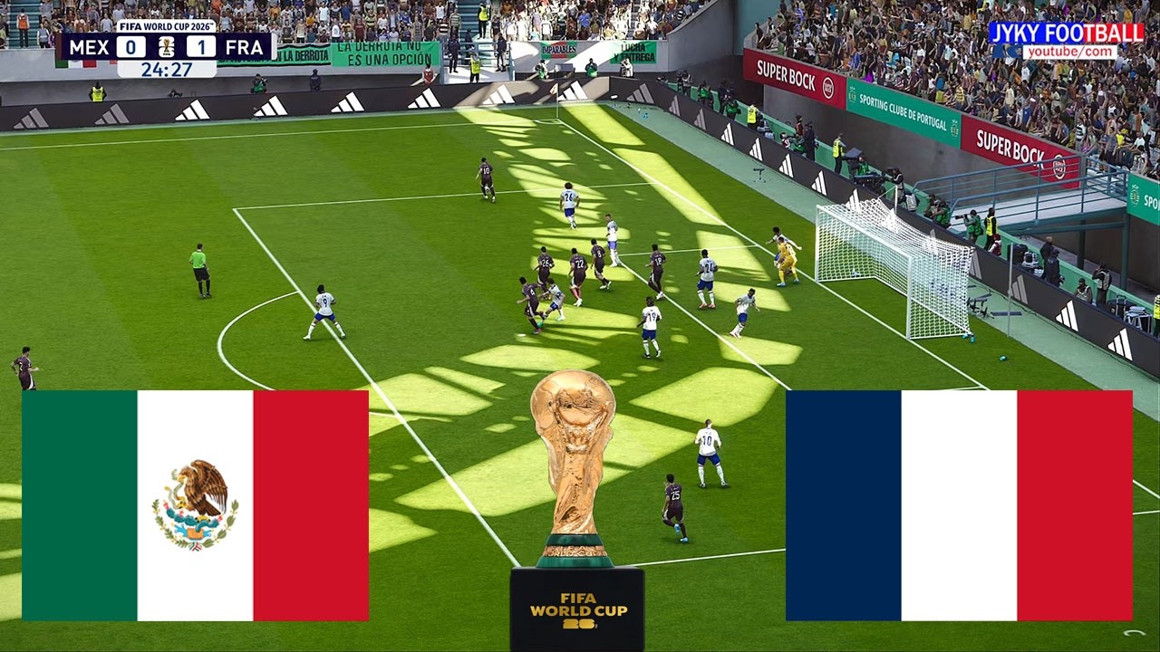 PES | MEXICO VS FRANCE | FIFA World Cup 2026 Full Match | All Goals eFootball Gameplay