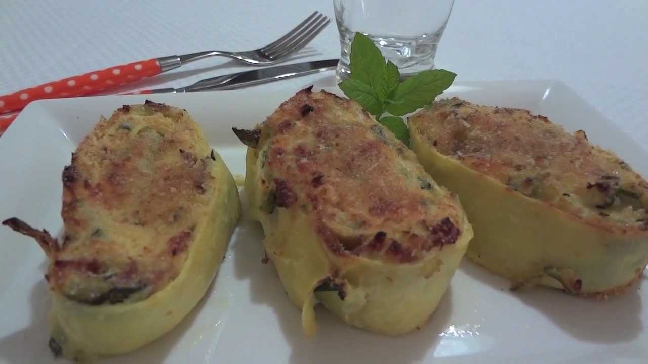 Rotolo di crespelle alle zucchine