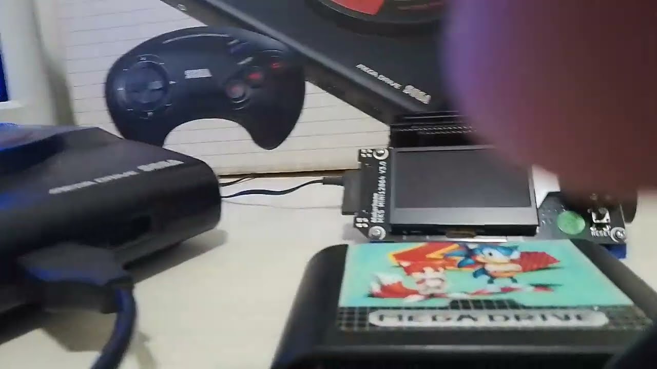 Cartucho regravavel Mega Drive