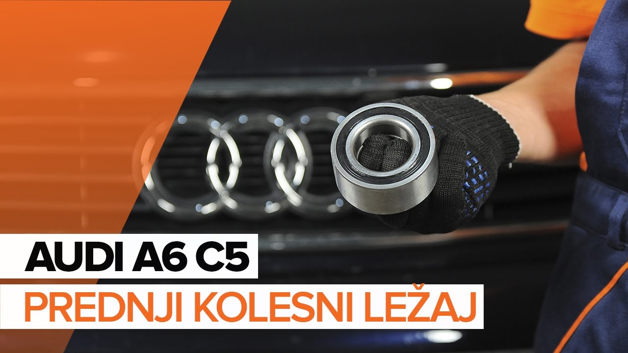 Kako zamenjati prednji kolesni ležaji na AUDI A6 C5 [VODIČ]