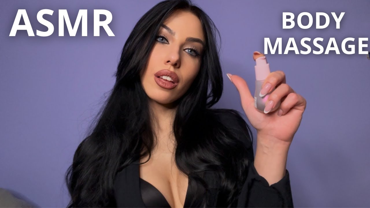 ASMR - MASSAGGIO AL CORPO e SPALLE CON CREMA🧴 (fast and aggressive body massage with lotion)