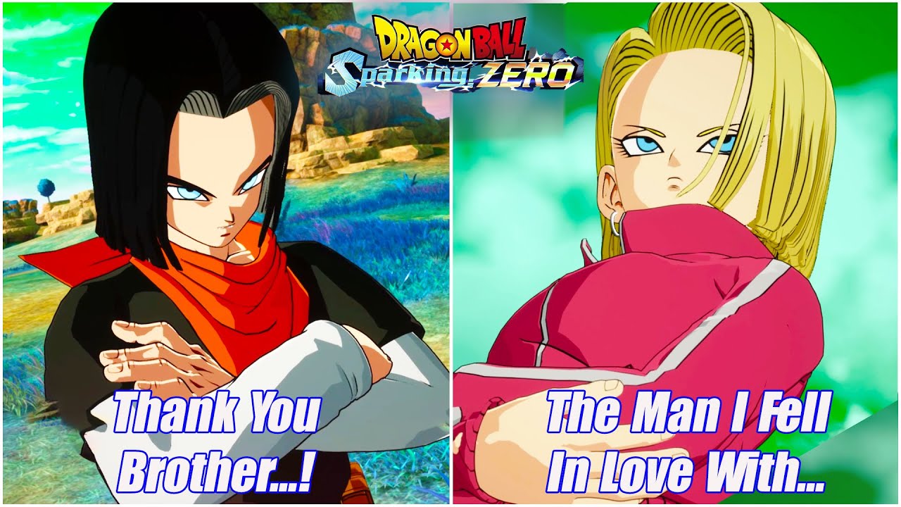 Все уникальные взаимодействия для Android 17 и 18 | Dragon Ball Sparking Zero