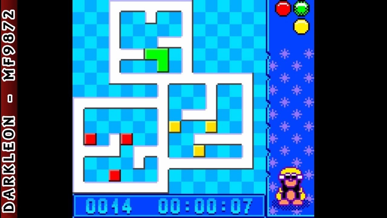 Game Boy Color - Denki Blocks! &copy; 2001 Denki - Gameplay