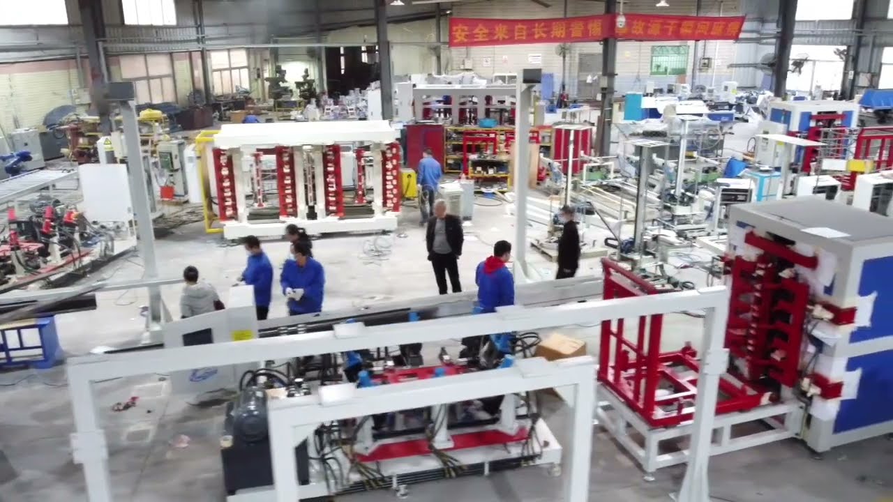 IBC tank production line shipment scene IBC Cage Frame welding machine