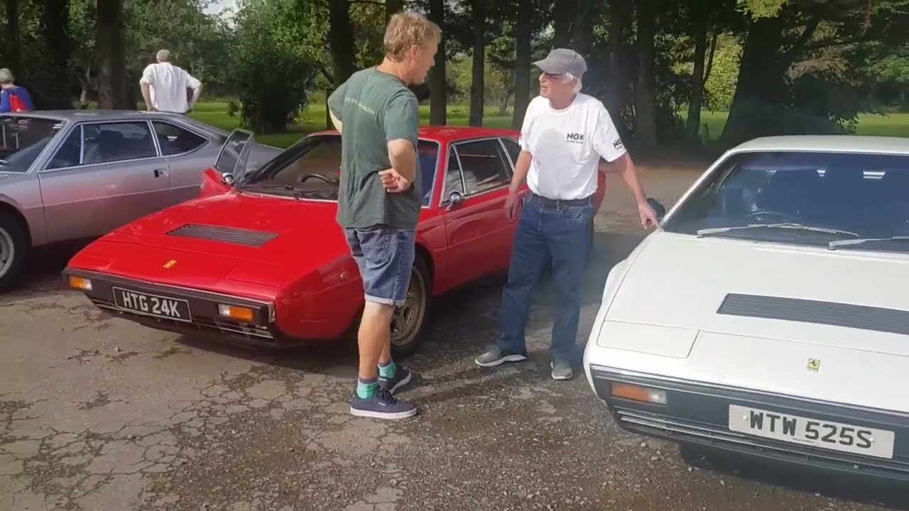 Ferrari Dino 308 GT4 50th Anniversary Cotswold Tour September 2023