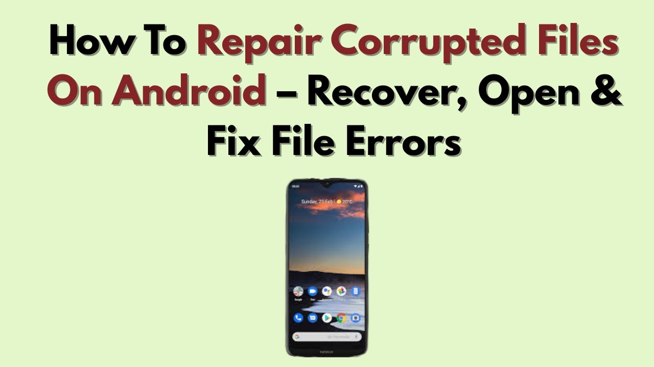Как восстановить поврежденные файлы на Android &mdash; восстановление, открытие и исправление ошибок фа...