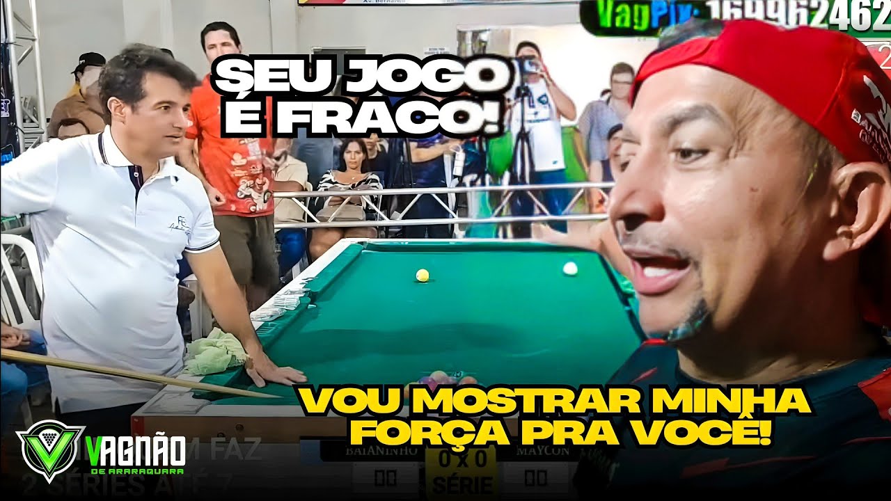 COBRINHA ZOMBOU DO BAIANINHO DE MAUÁ NO DIA ERRADO ! VEJAM A REAÇÃO DO BRUXO DA SINUCA