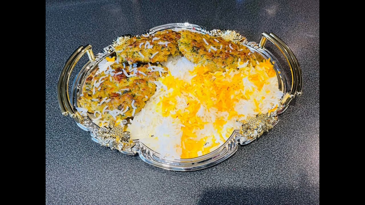 Persian(Irani)kabab and persian saffron rice