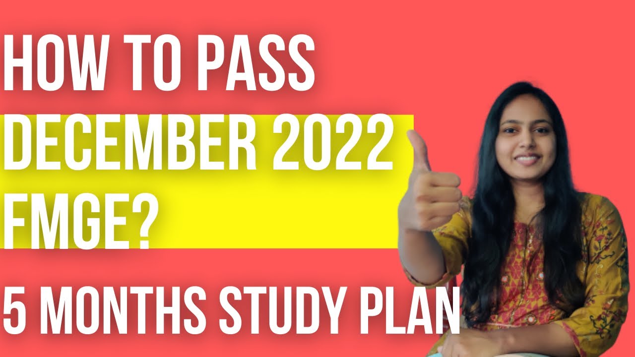 HOW TO PASS DEC 2022 FMGE?