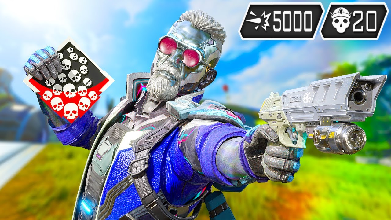 БЕЗУМНОЕ БАЛЛИСТИЧЕСКОЕ СОЛО И 20 УБИЙСТВ - 5000 УРОНА (геймплей Apex Legends)