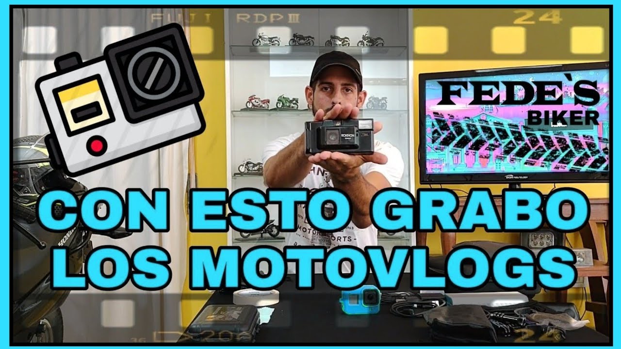Con que GRABAR un motoblog, y EDITAR... 📹📸
