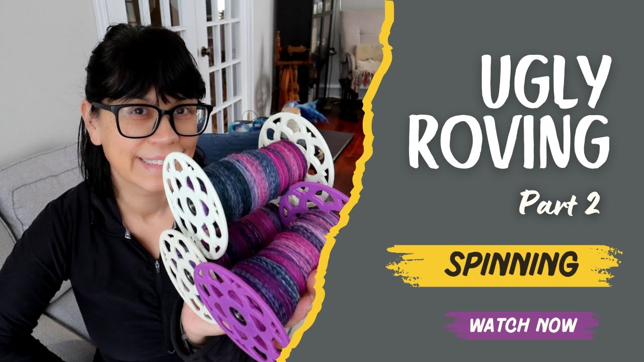Spinning Ugly Roving Part Two: The Finished Handspun Yarn