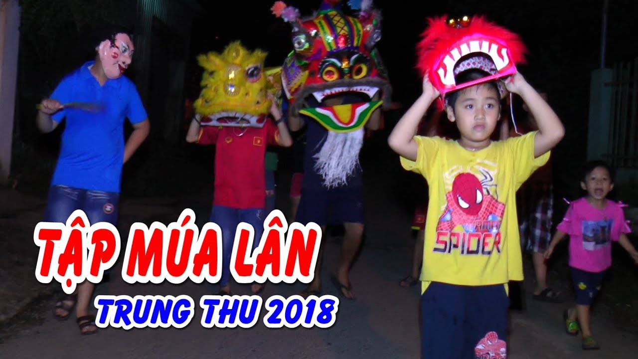 TRÒ CHƠI TẬP MÚA LÂN TRUNG THU 2018❤ KÊNH EM BÉ