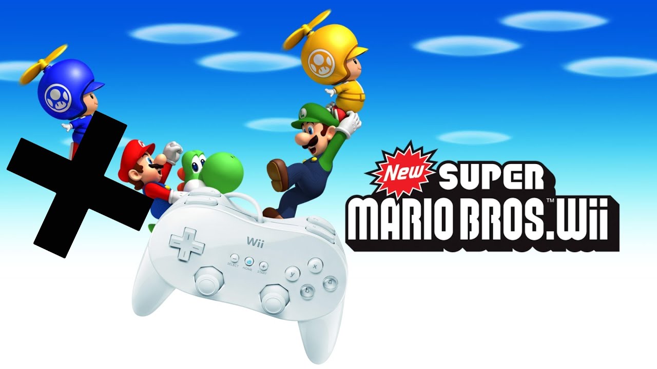 New Super Mario Bros. Wii Classic Controller Mod!
