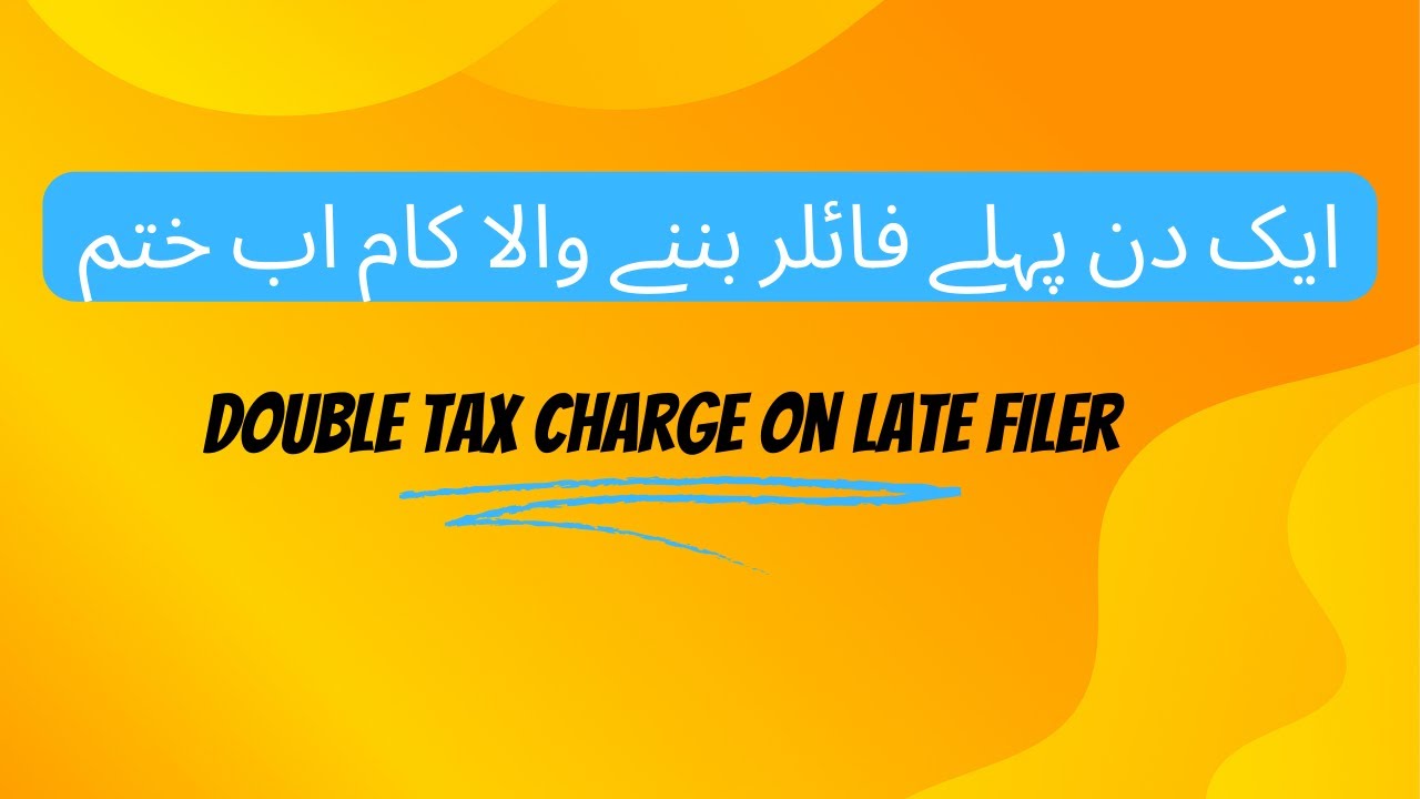 Late Filer / Last three tax years returns, property sales & purchase