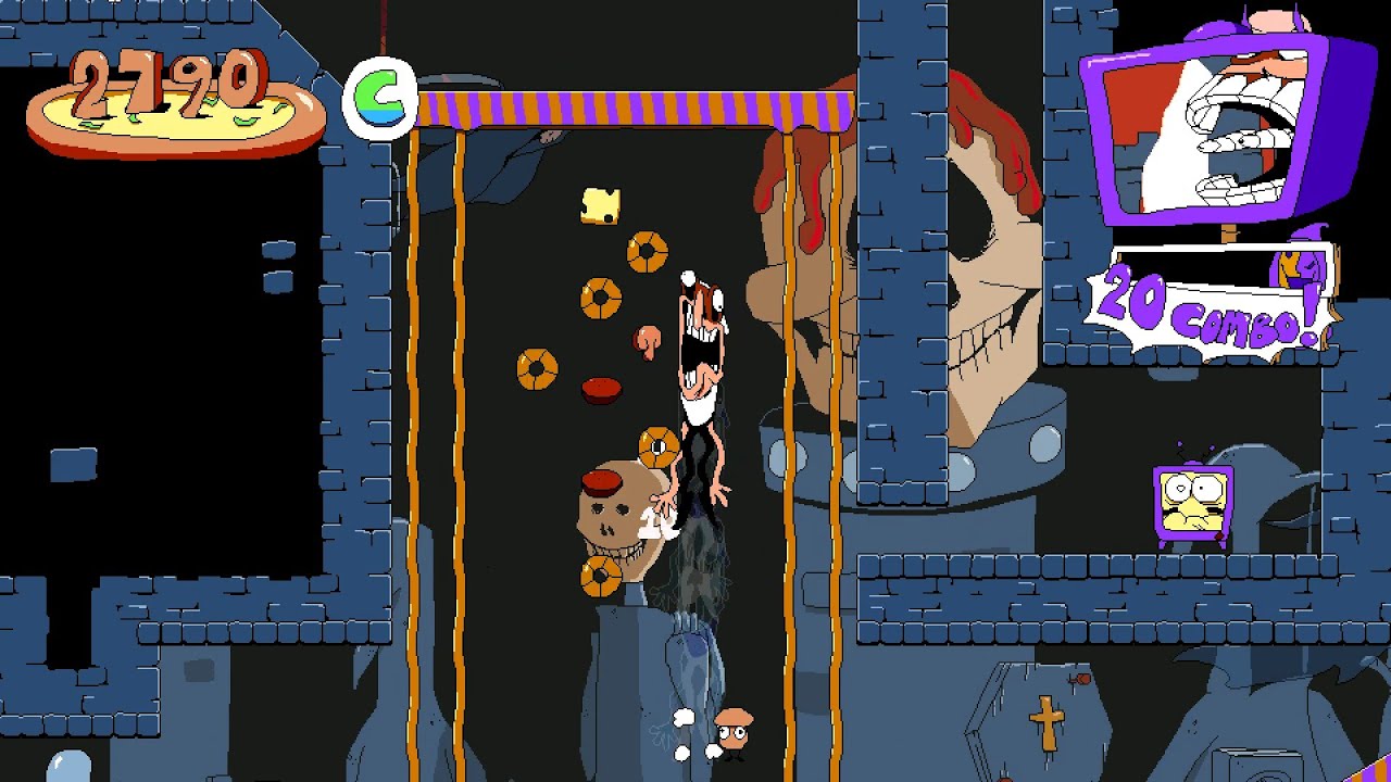 Pizza Tower: Chef's Kiss Mod -- Pizzascare P-Rank as Fake Peppino