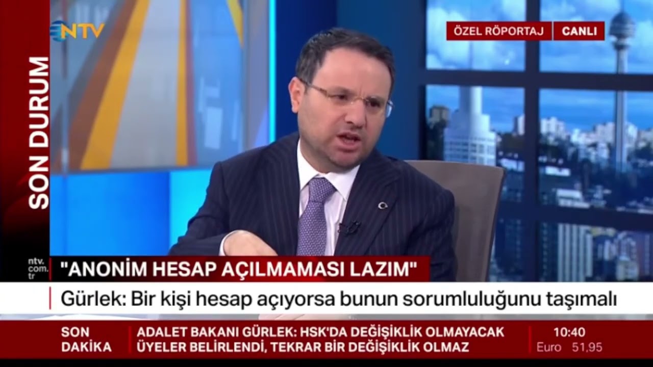 Bakan Gürlek: Amacımız sosyal medyada güvenlikli ve sorumluluk temelli bir alan oluşturmaktır.