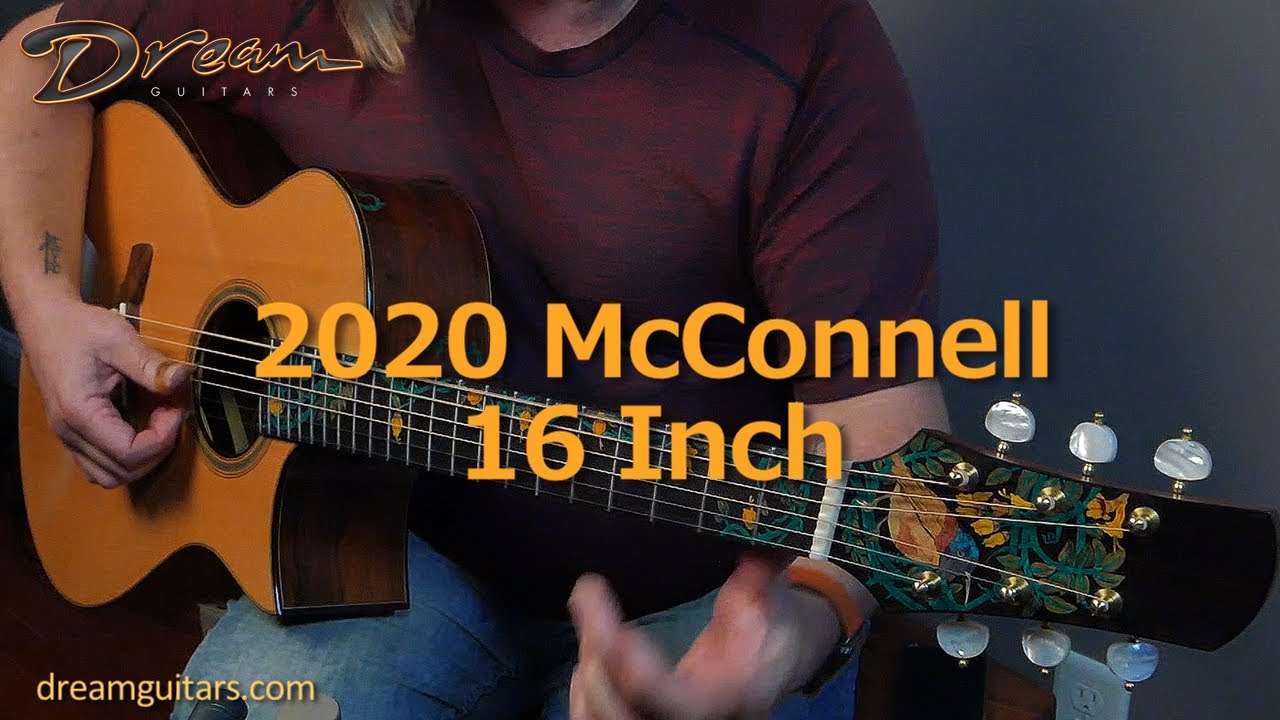2016 McConnell 16 Inch, Brazilian Rosewood & Swiss Moonspruce