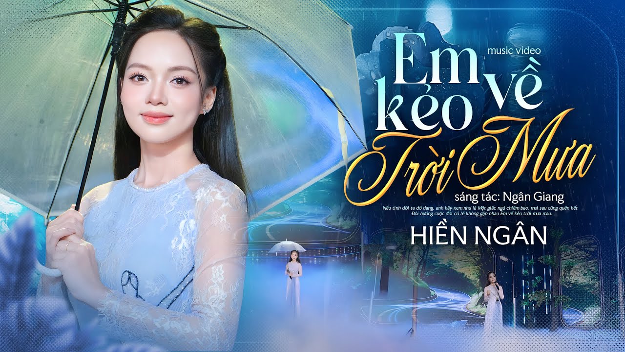 EM VỀ KẺO TRỜI MƯA - HIỀN NGÂN (Official MV) | Nếu chiều nay không có anh, ai sẽ đưa em về?