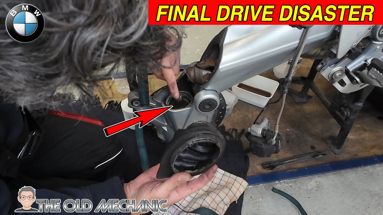 ⚠️BMW R1200GS 2008 Final Drive DISASTER | Deep Cleaning & Inspection ⚠️(Part 2)