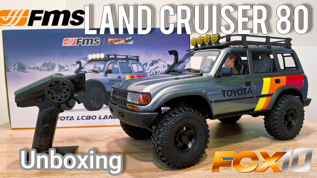 FMS FCX10 LC80 Toyota Land Cruiser RC scale 1/10 - Unboxing