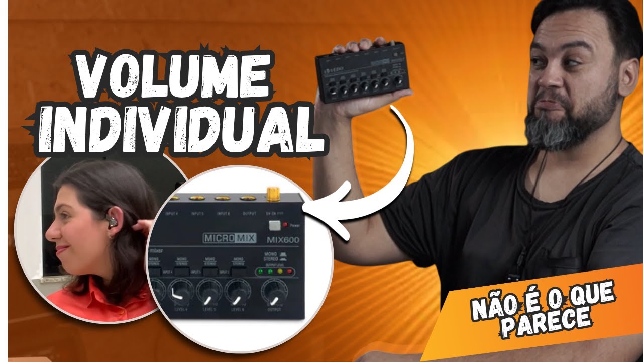 Mix Individual no Fone – VEDO Micro Mixer: Vale a Pena?