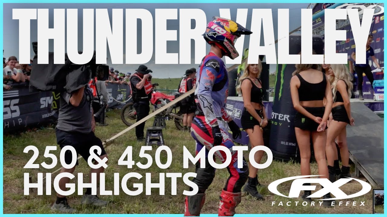 2025 Thunder Valley MX Highlights - 250's & 450's