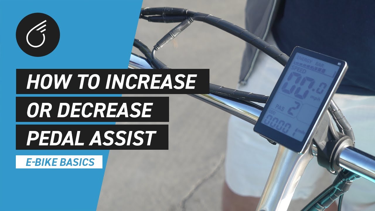 How To Increase or Decrease Pedal Assist on an E-Bike | Electric Bike Basics