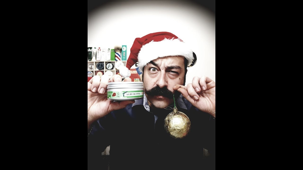 Aghi di pino Bignoli il sapone da barba del Natale 2019 Merkur 15C