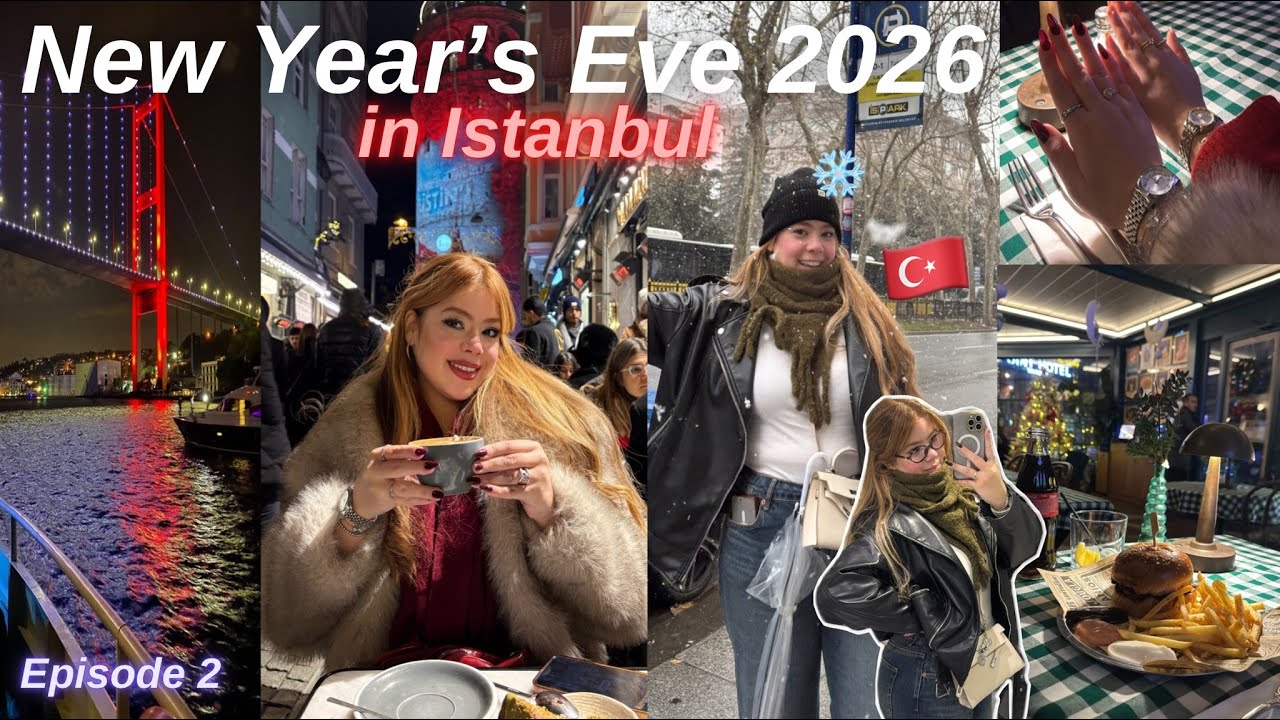 New Year’s Eve 2026 in Istanbul 🇹🇷🎄سهرة راس العام… بداية جديدة فإسطنبول❄️🥂