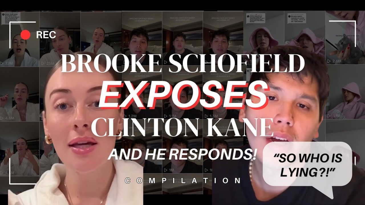 Brooke Schofield & Clinton Kane TikTok Drama | All Parts Included | Compilation