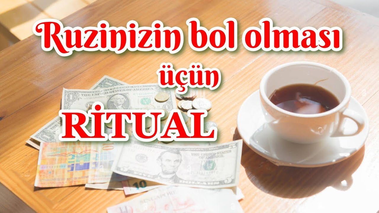 Ruzinizin artması üçün Ritual!  Ruzunuz bol olsun