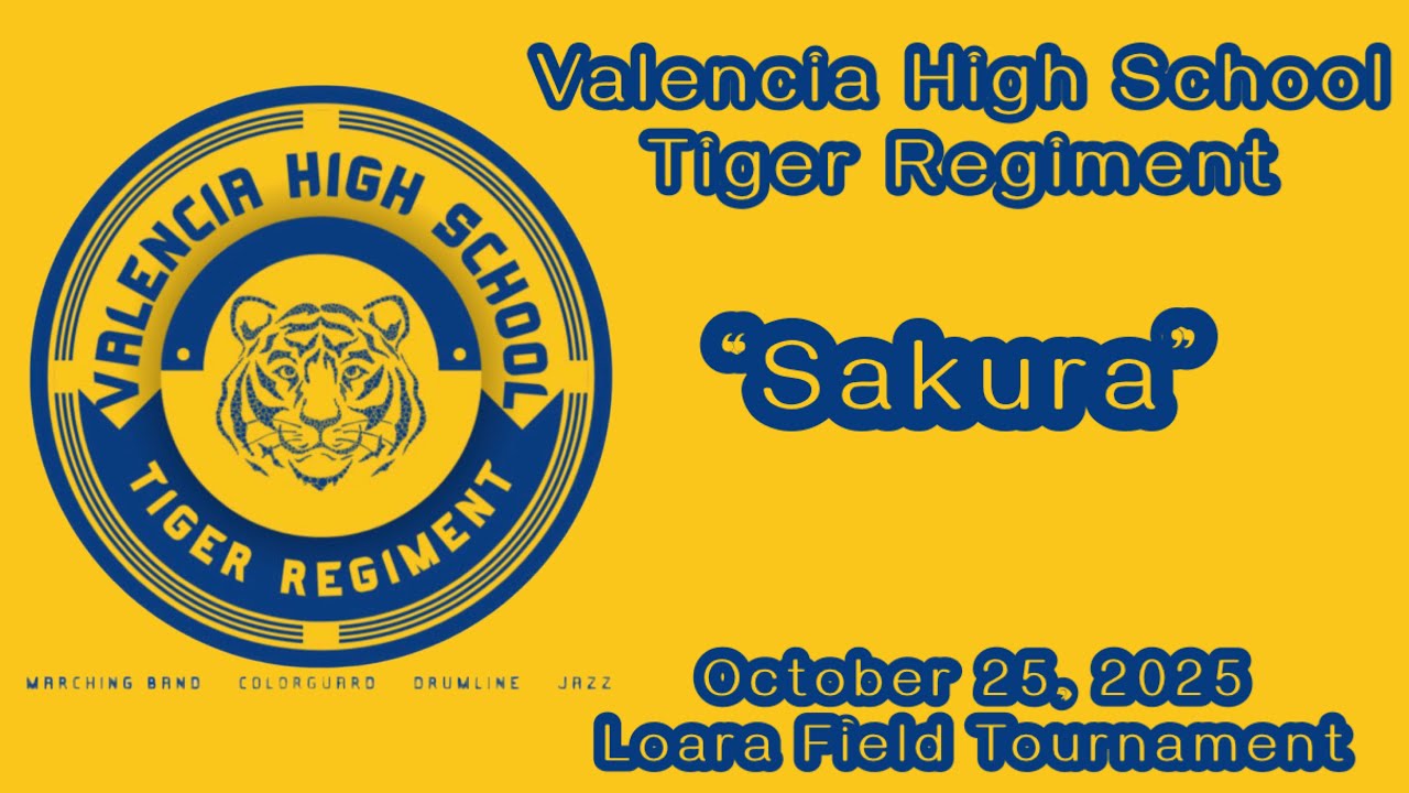 Valencia High School Tiger Regiment - Loara Field Tournament 