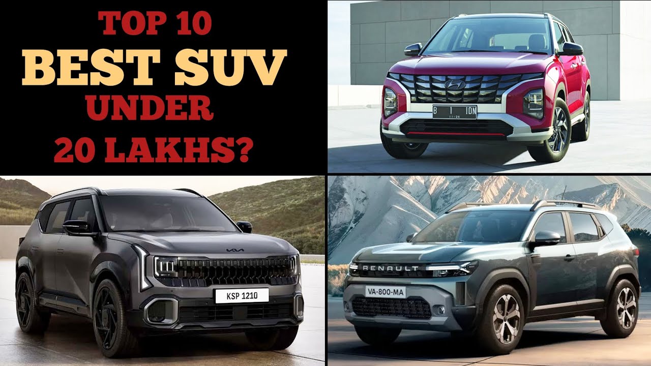 Top 10 Best Suv Under 20 Lakhs In India 2026 : Best Suv under 20 lakhs 2026