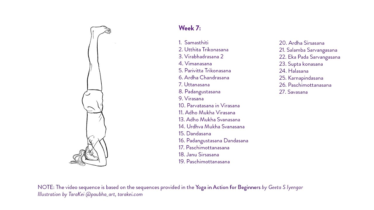 Week 7: Learning and Practicing Iyengar Yoga for Beginners