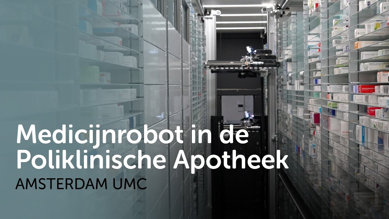 Vernieuwde Poliklinische Apotheek maakt gebruik van een medicijnrobot