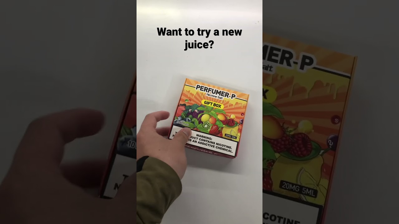 fruit juice，Gift box, 50ML, 10 flavors, 20mg，#vape #liquid #fruitjuice #juice #vaporwave