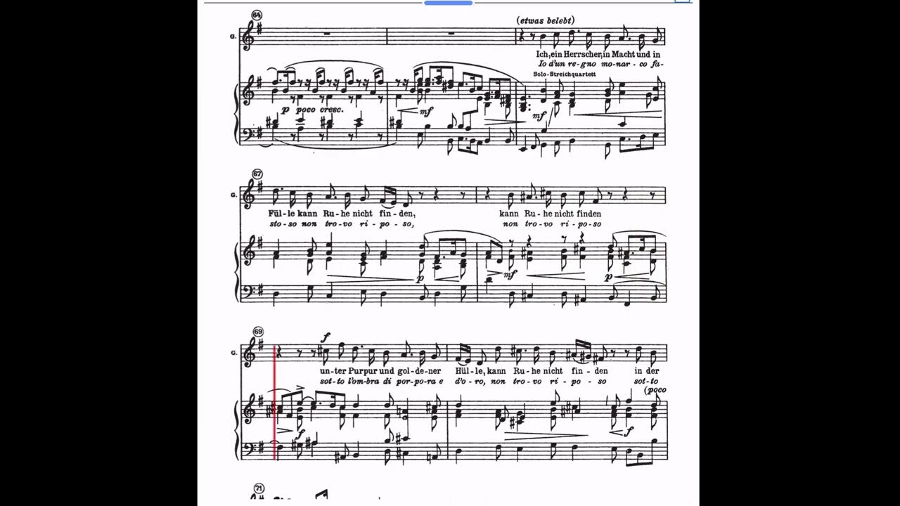 Pastorello d'un povero armento from Rodelinda by G.F. Handel (Karaoke, Study Guide)