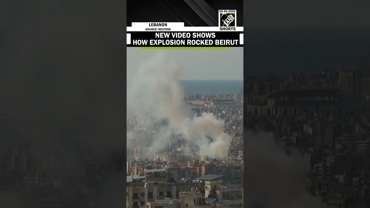 US- Israel-Iran War: Explosion rocks Beirut, smoke billows following Israeli strike