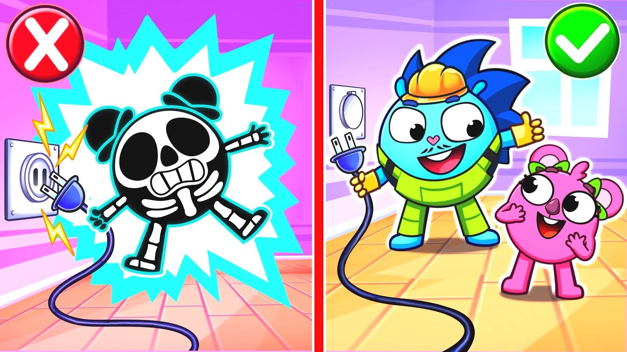 Be Careful With Electricity Song 😥⚡ | Educational Kids Songs 😻🐨🐰🦁 by Baby Zoo