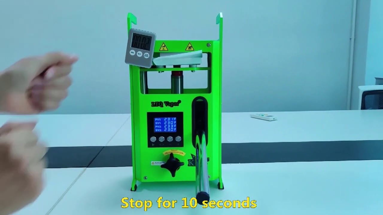 The best new hydraulic rosin press LTQ Vapor KP-4 embossing machine and the cheapest price
