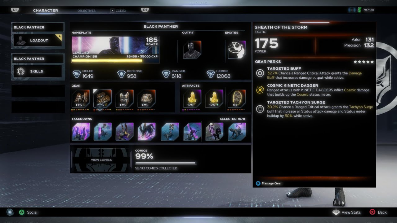 Marvel's Avengers: Black Panther Build - Final Gears & Builds. Patch 2.8.2