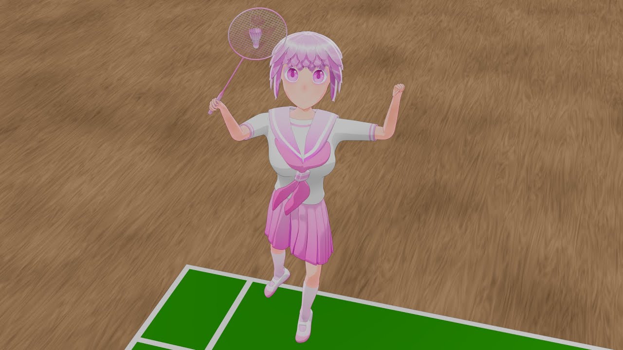Badminton Anime in SLOW MOTION (Part 2) - スローバドミントンのアニメ